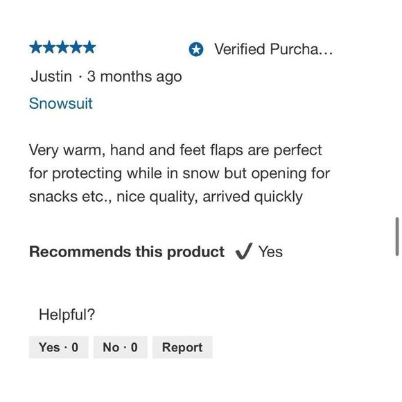 NEW! Snozu Baby 1-piece Cozy Snowsuit for Boy Girl Unisex, Blue - Picture 10 of 16